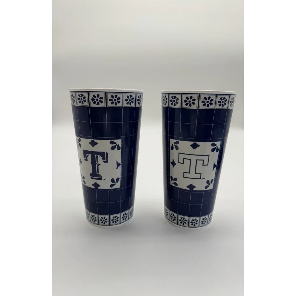 2026 Texas Rangers Whirley 32oz Cold Drink Plastic Souvenir Cup MLB - Lot of 2